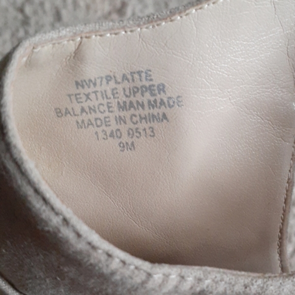 Beige peep toe ankle boots size 9 - Picture 4 of 4